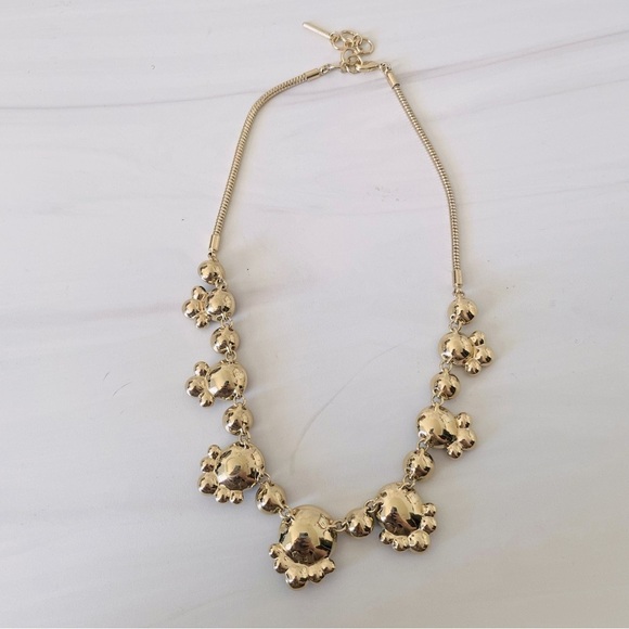 Nine West Rhinestone Bauble Multicolored and Gold Chain Necklace - Picture 5 of 6